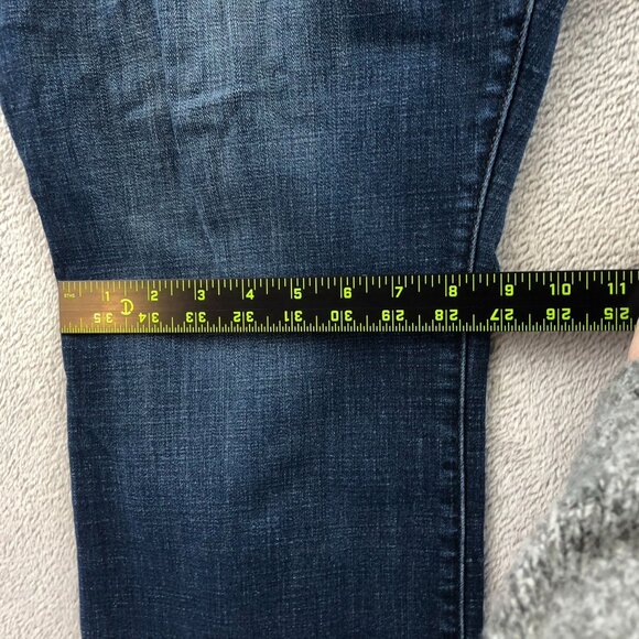 Lee Womens Jeans Plus Size 22W Petite Bootcut Mid Rise Flex Motion Denim Blue - Picture 9 of 15